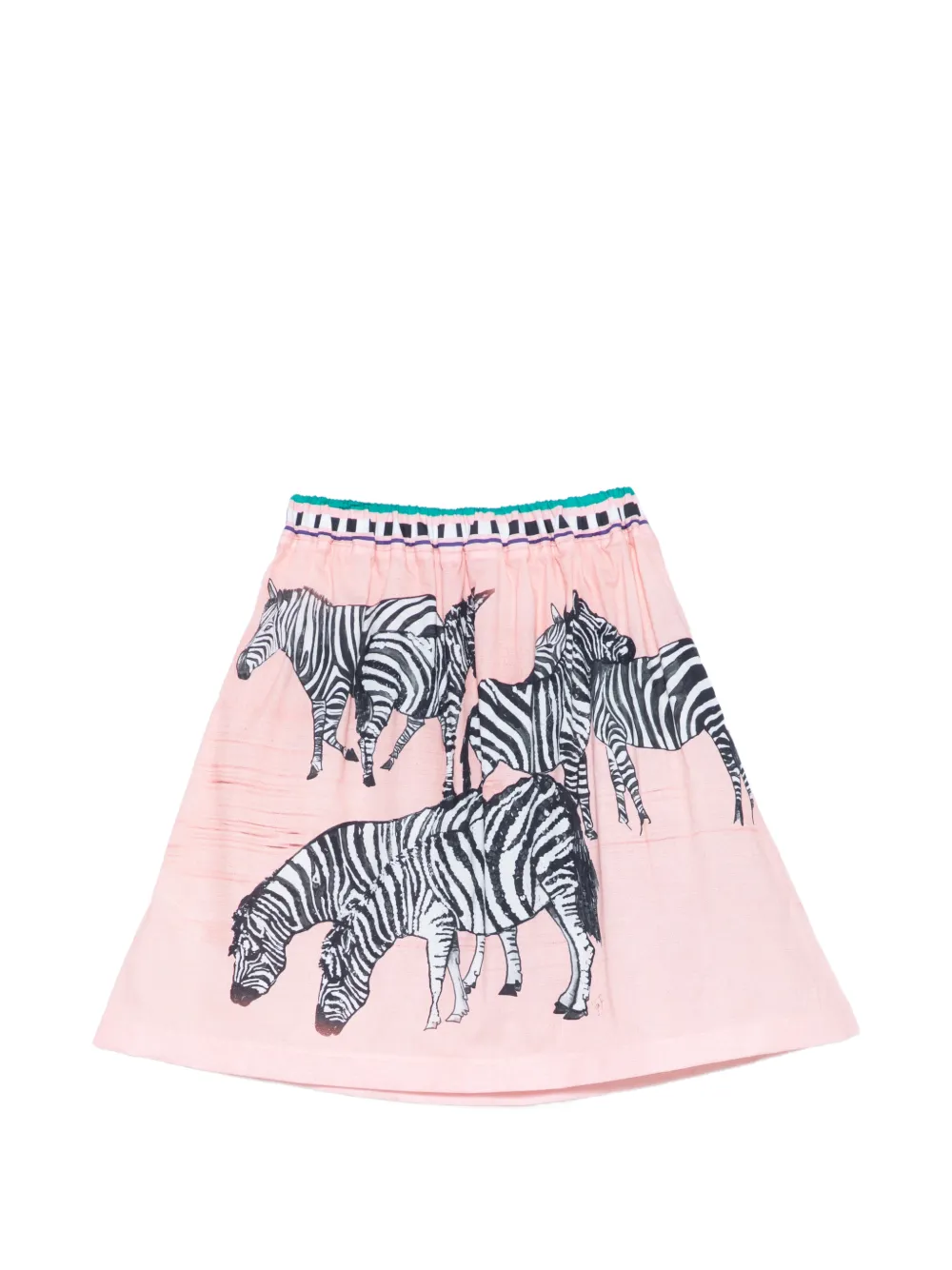 Stella Jean Kids Rok met zebraprint Roze