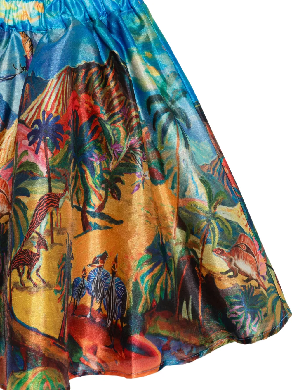 Stella Jean Kids Rok met print Oranje