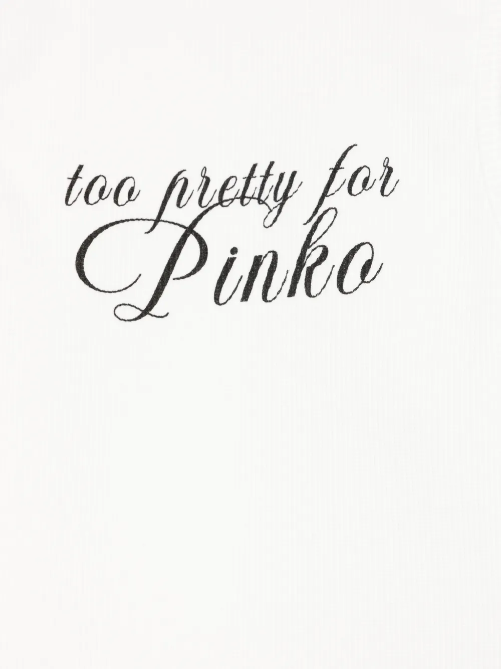 Pinko Kids Top met logoprint Wit