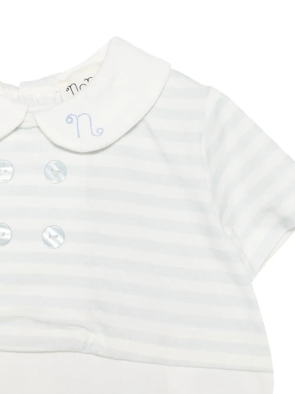  Nanan Striped Romper - White 