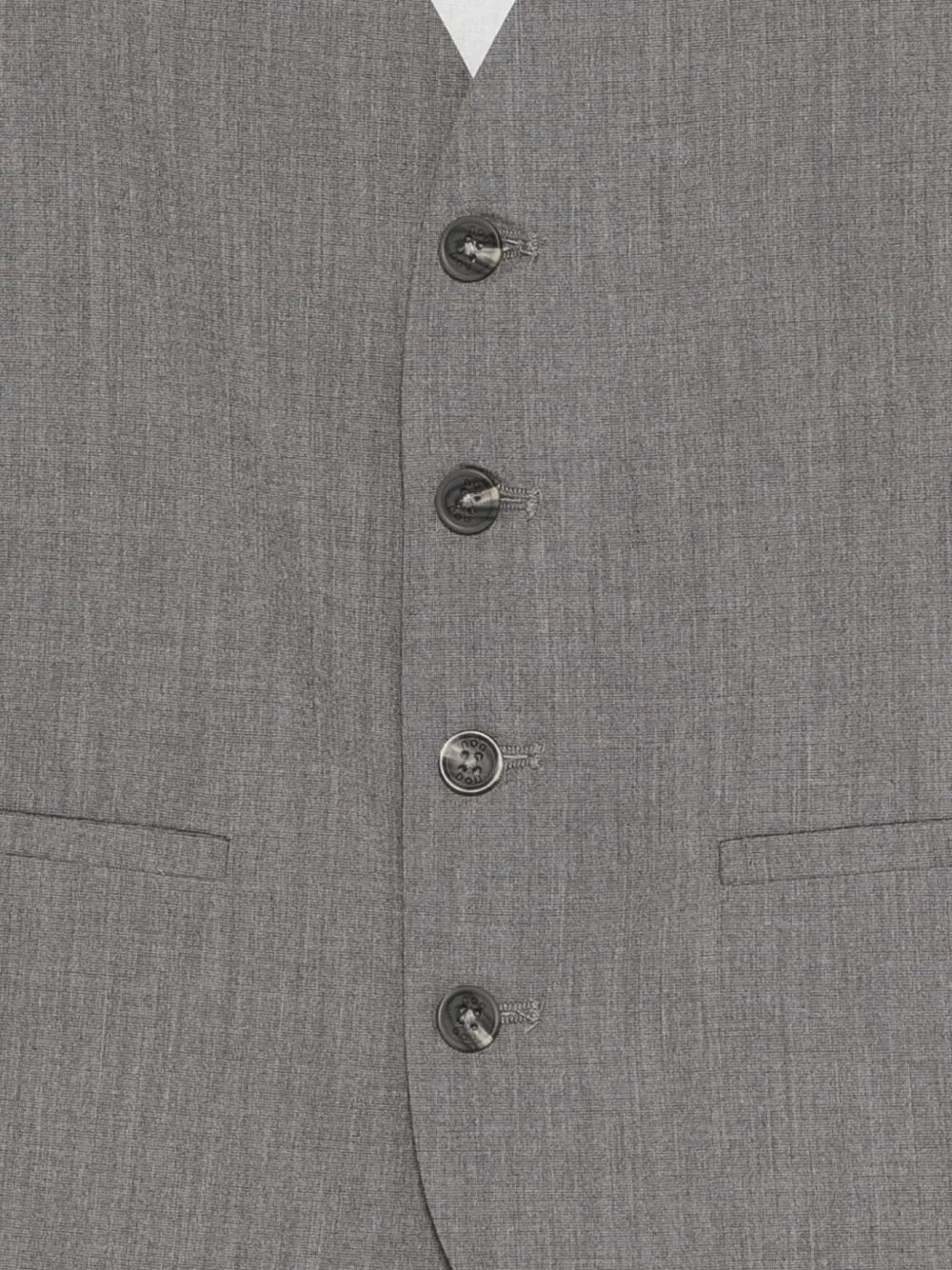  Douuod Kids Chaleco Con Botones - Gris 