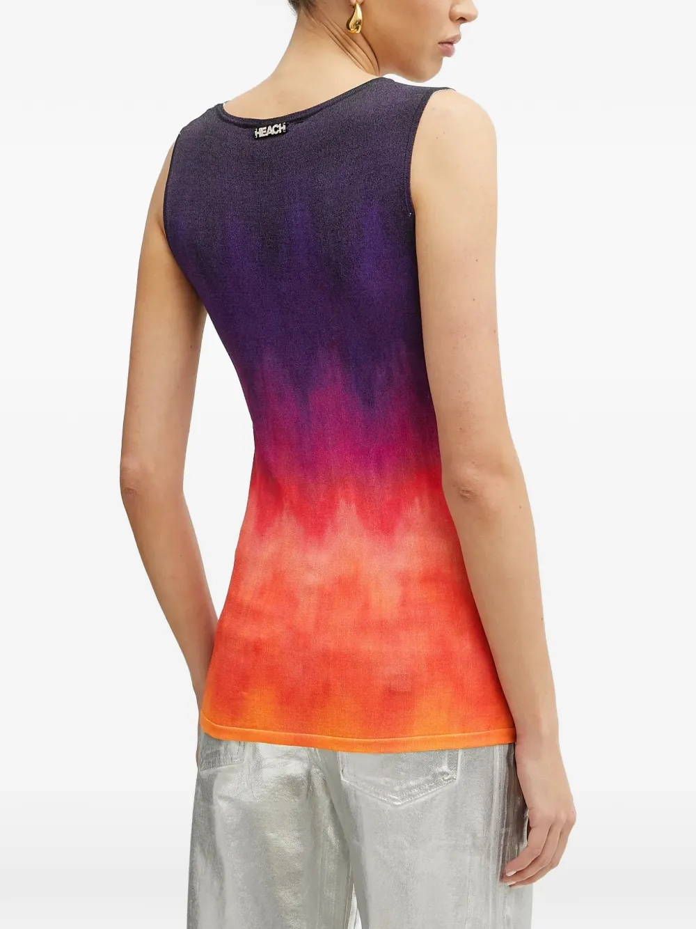 Silvian Heach Top met tie-dye Paars
