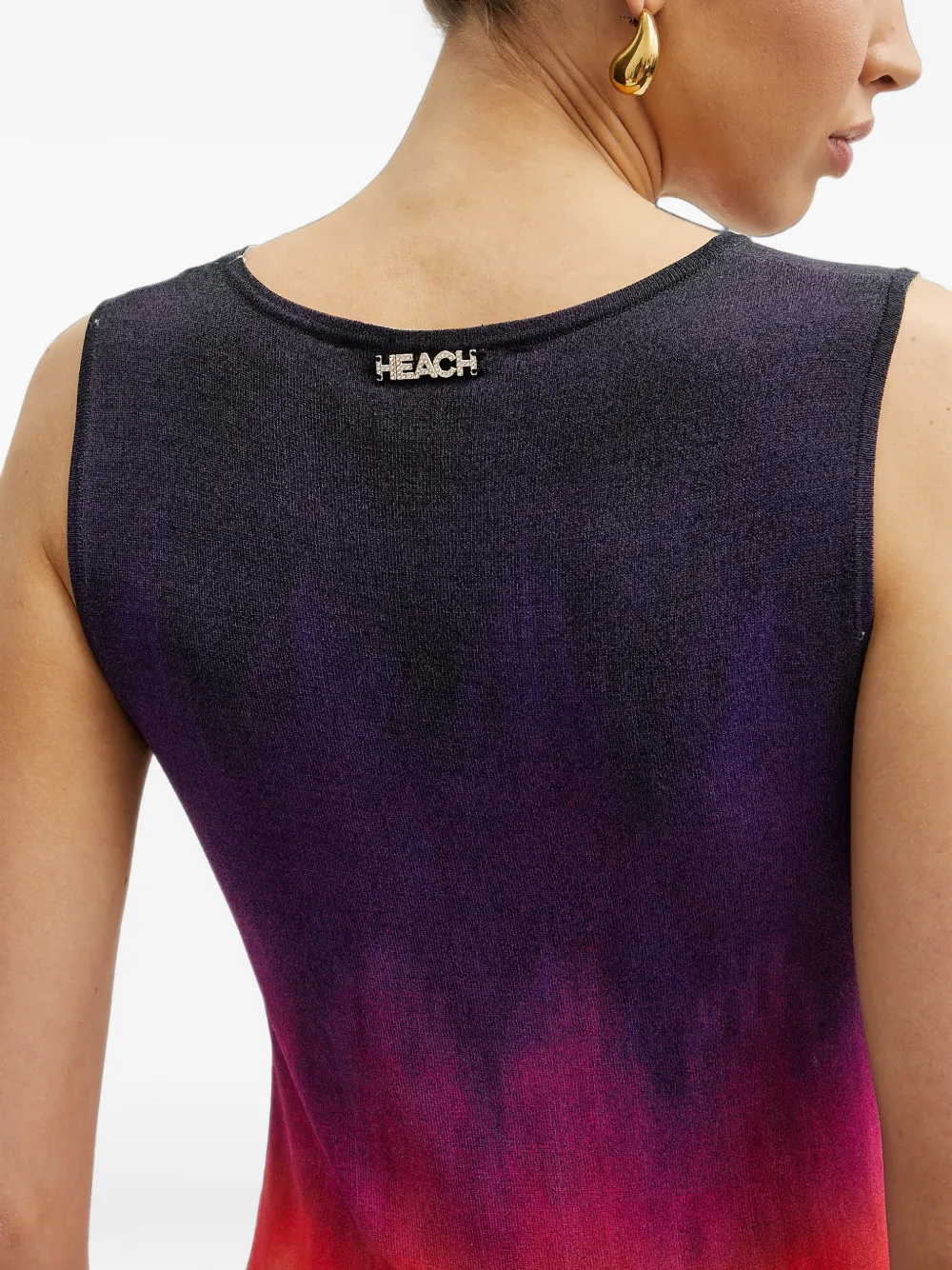 Silvian Heach Top met tie-dye Paars