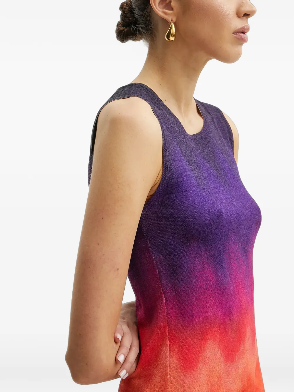 Silvian Heach Top met tie-dye Paars