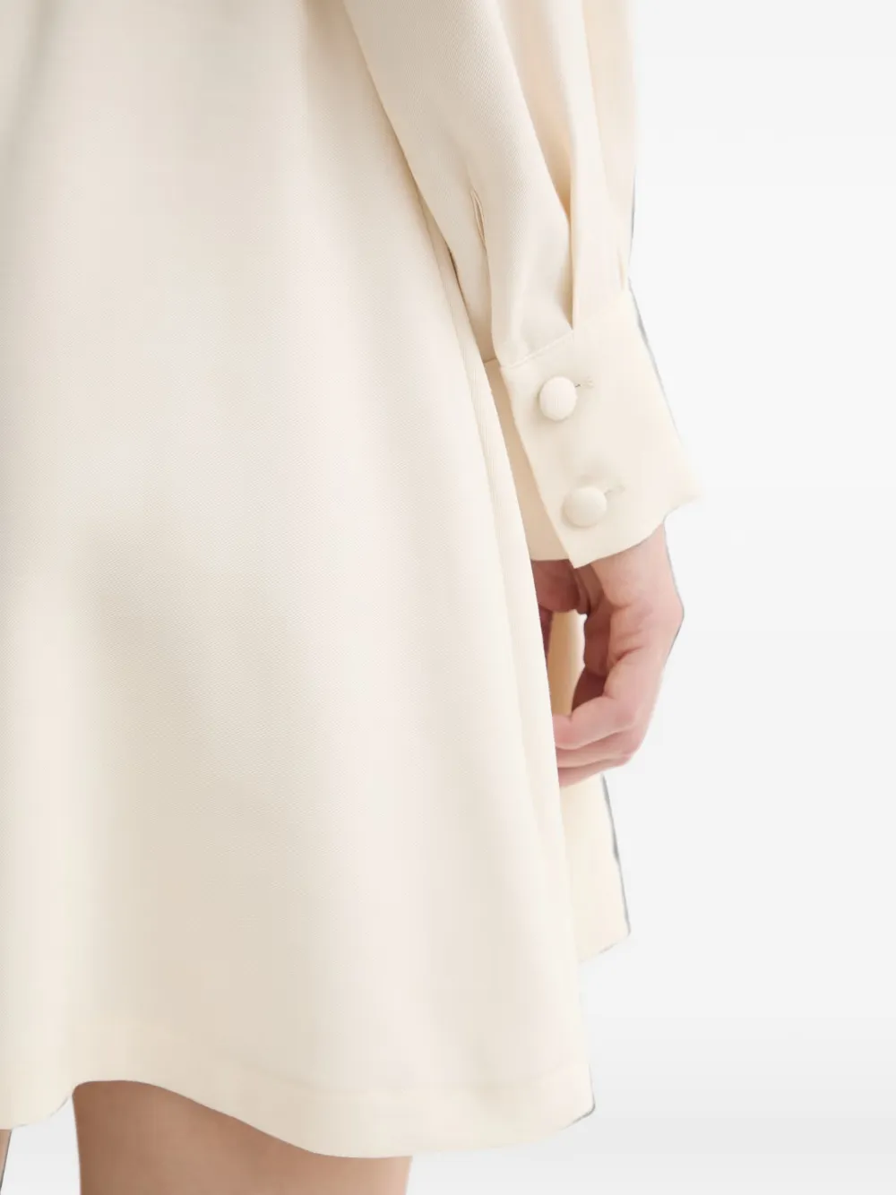 Silvian Heach Pobe pocket belted mini dress Beige