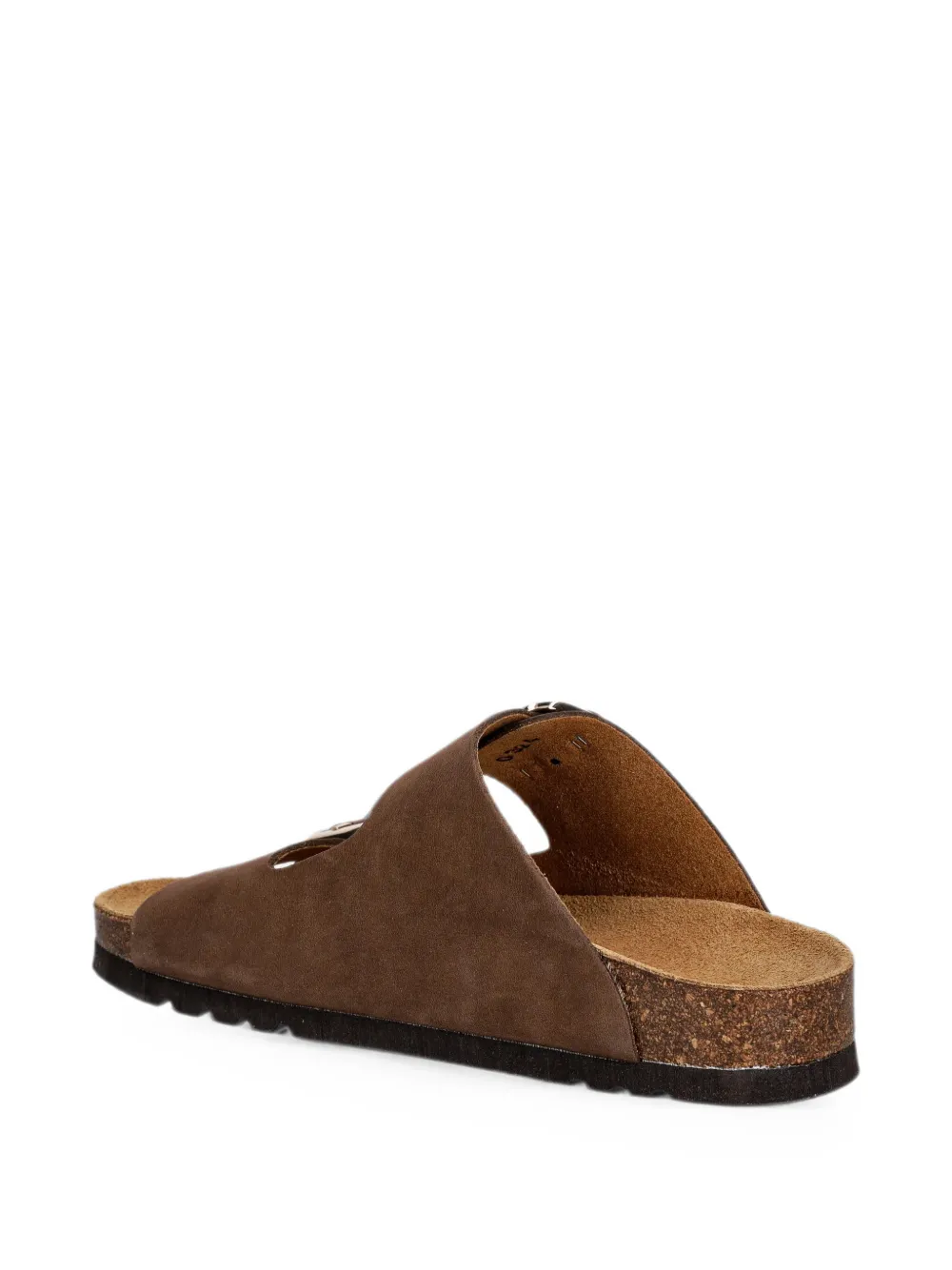 Scholl NOELLE buckle-fastening slides Bruin