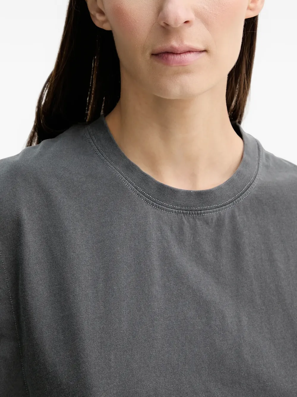 Sessùn T-shirt met schoudervulling Grijs