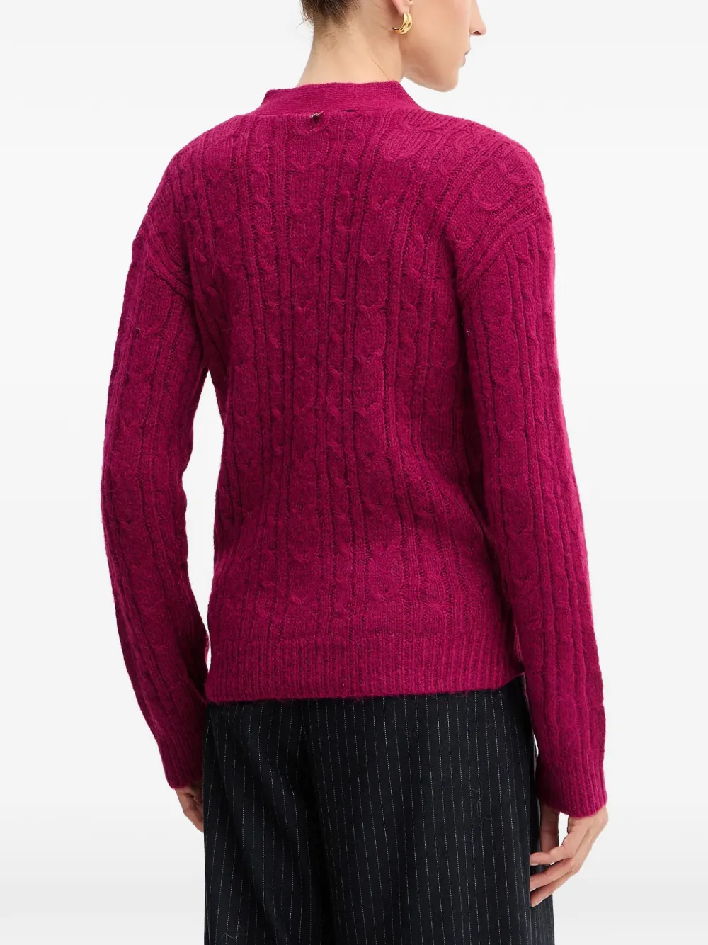 Silvian Heach Button-up vest Roze