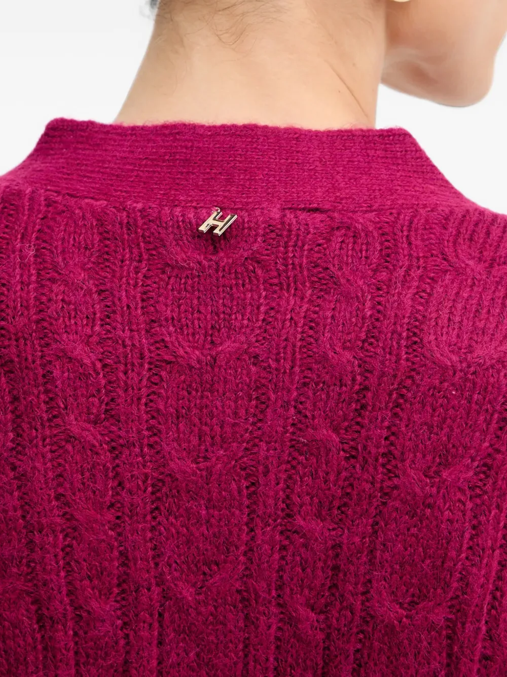 Silvian Heach Button-up vest Roze