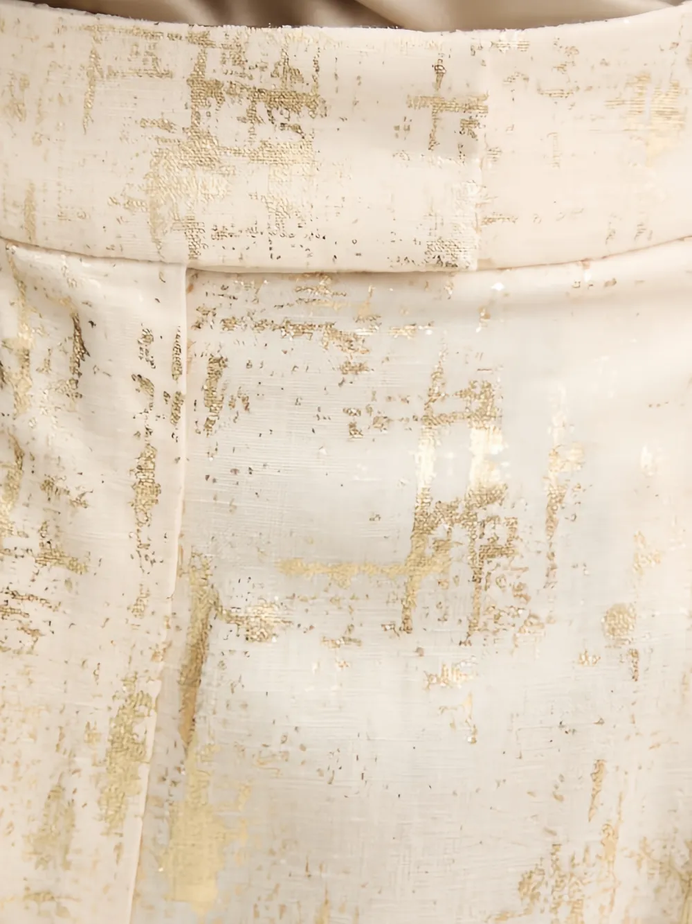 Silvian Heach Patterned Trousers In White