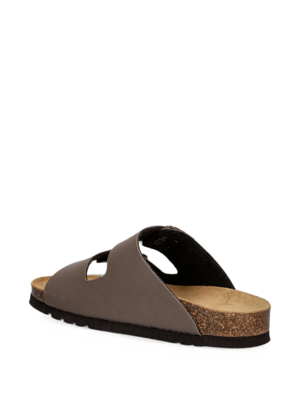 Scholl JOSEPHINE buckle-fastening double-strap slides Bruin
