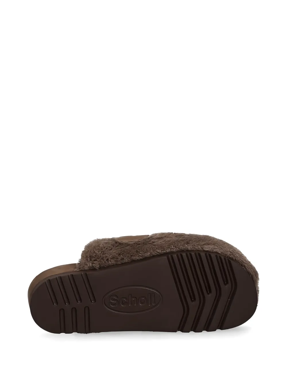 Scholl Alaska 3.0 slippers met gespband Bruin