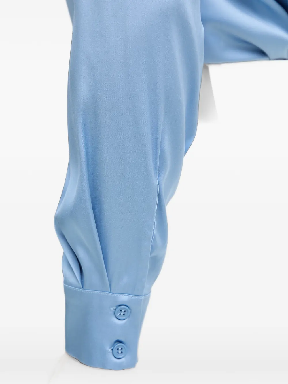 Silvian Heach Overhemd met kraag en knopen Blauw