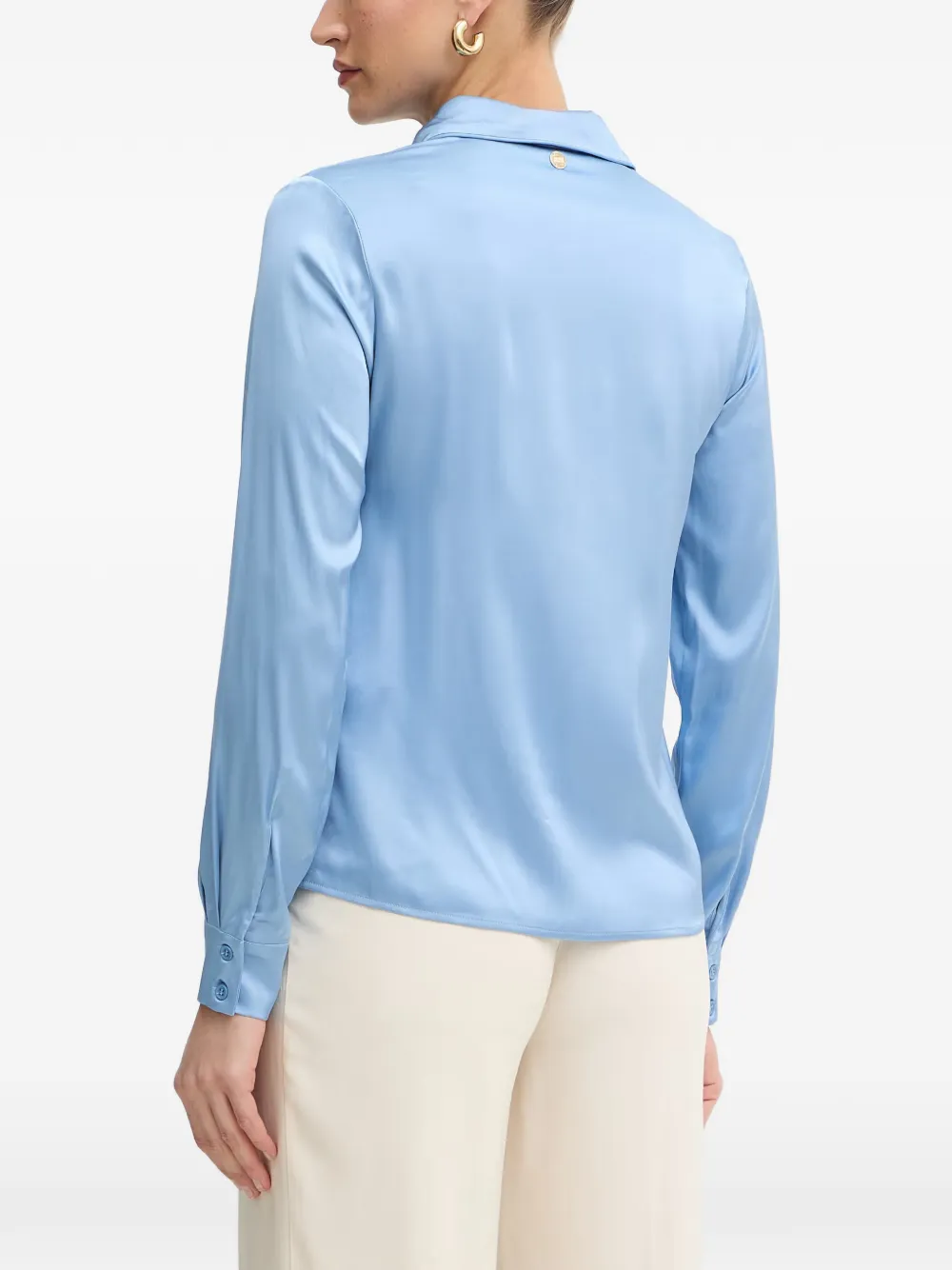 Silvian Heach Overhemd met kraag en knopen Blauw