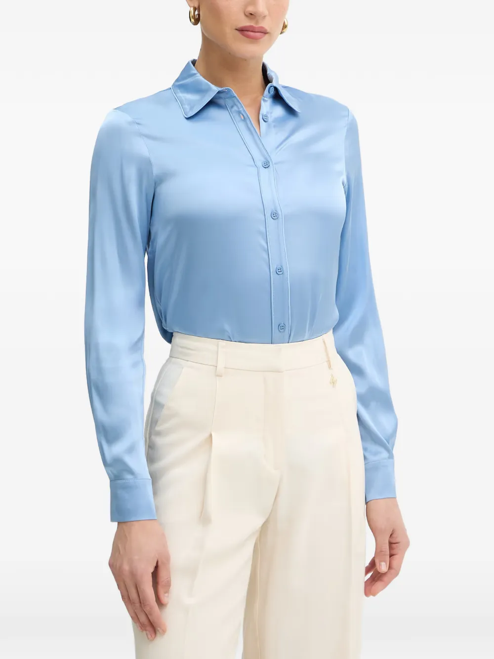 Silvian Heach Sabat long-sleeve buttoned shirt · 42