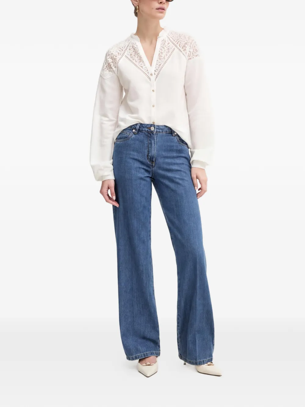 Silvian Heach Jeans met logo Blauw