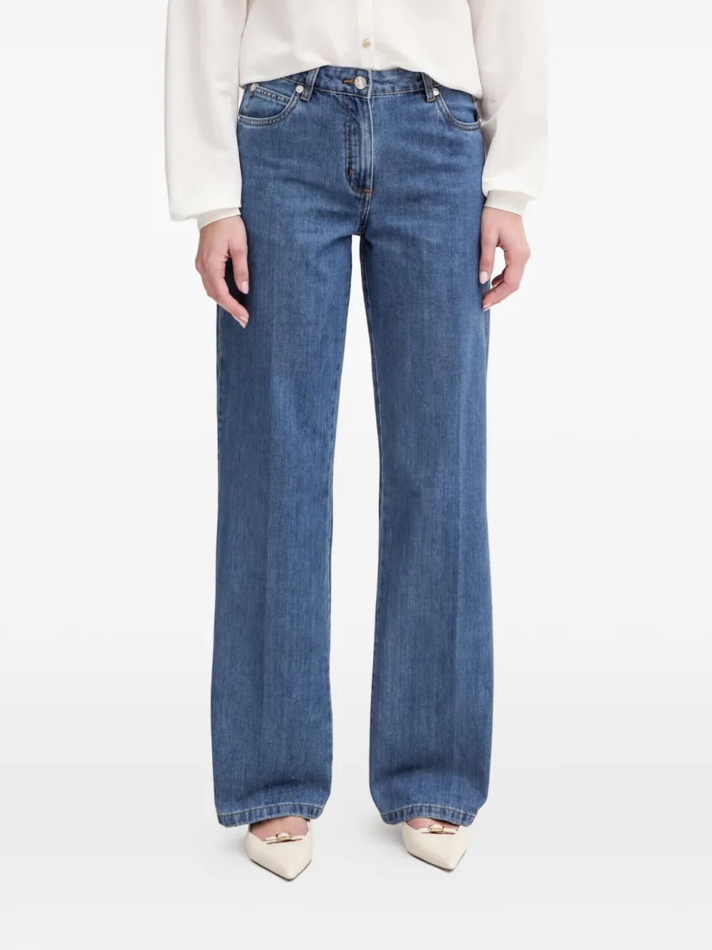 Silvian Heach logo jeans - Blu