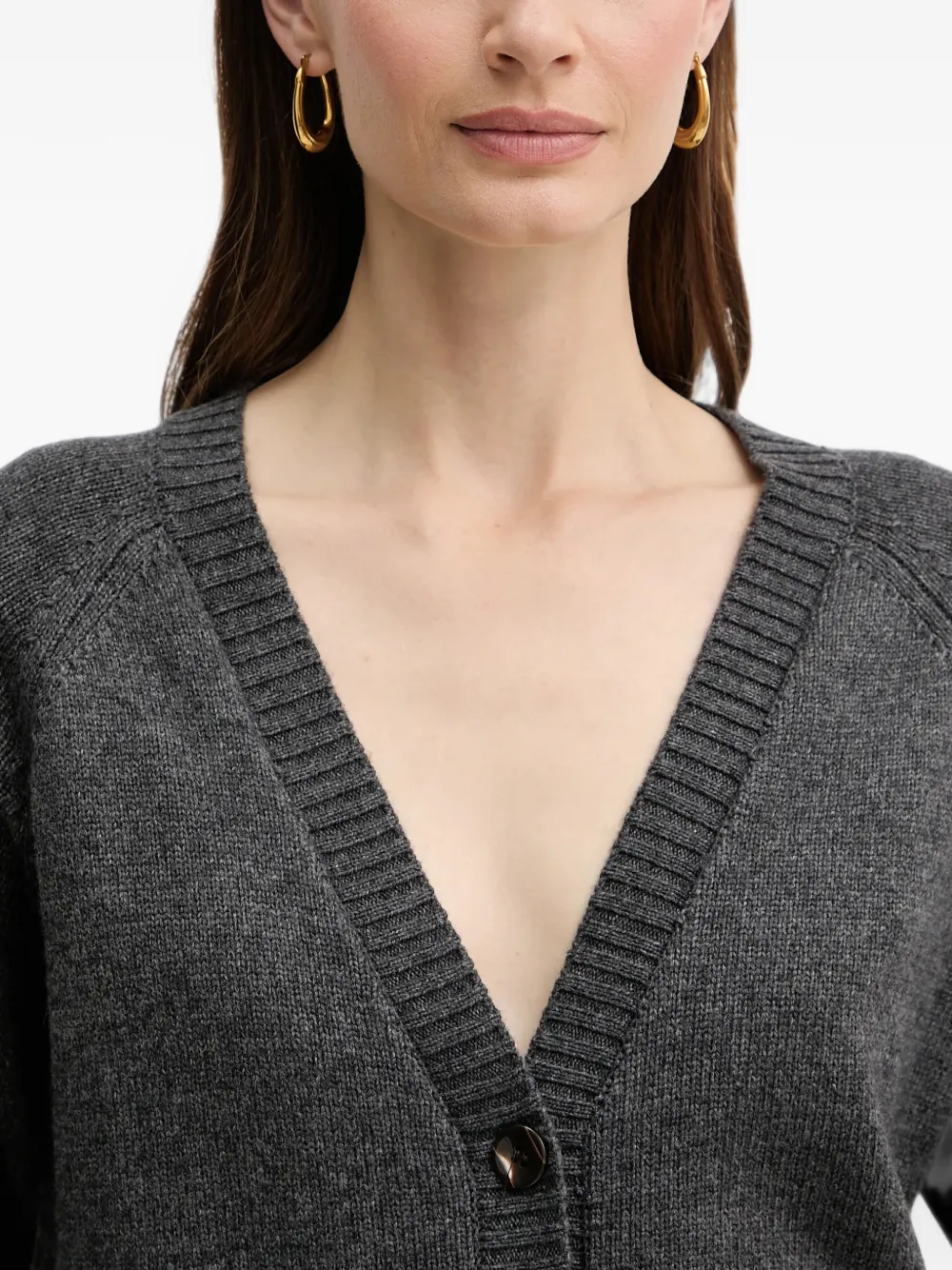 Silvian Heach Vest met voorzakken en knopen Grijs