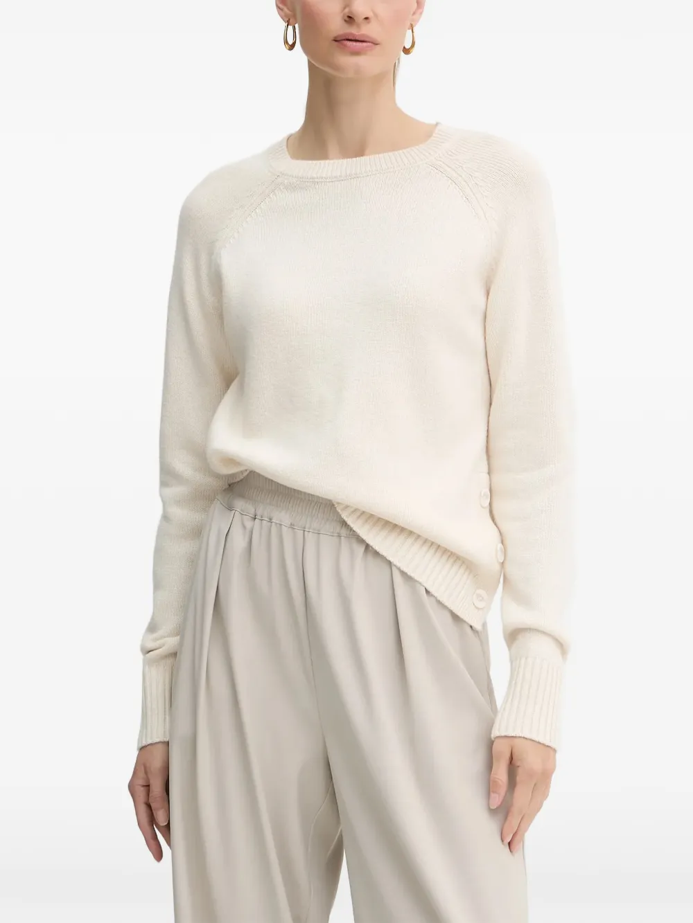 Silvian Heach button-detail sweater Beige