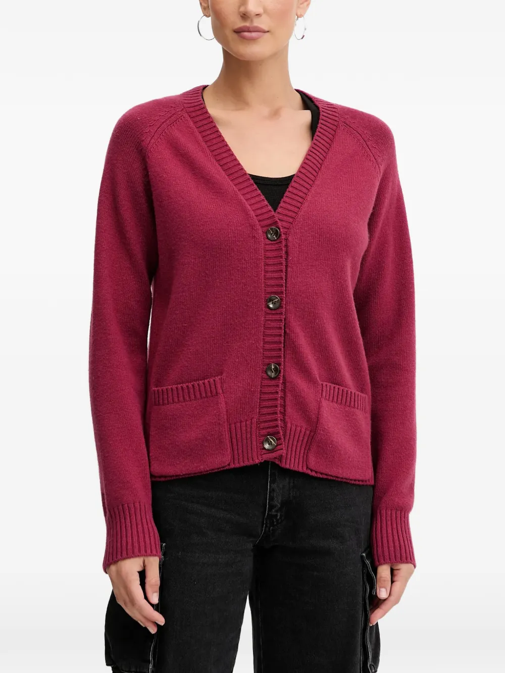 Silvian Heach button v-neck cardigan