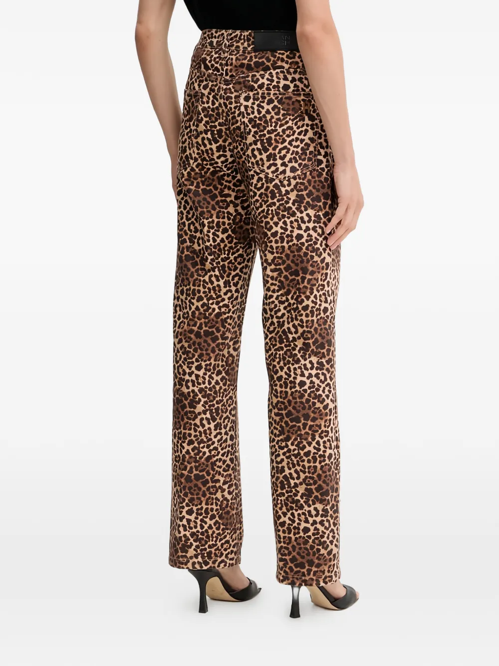 Silvian Heach Ronney jeans met dierenprint Beige
