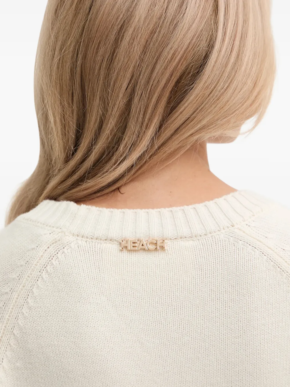 Silvian Heach Vest met V-hals Beige