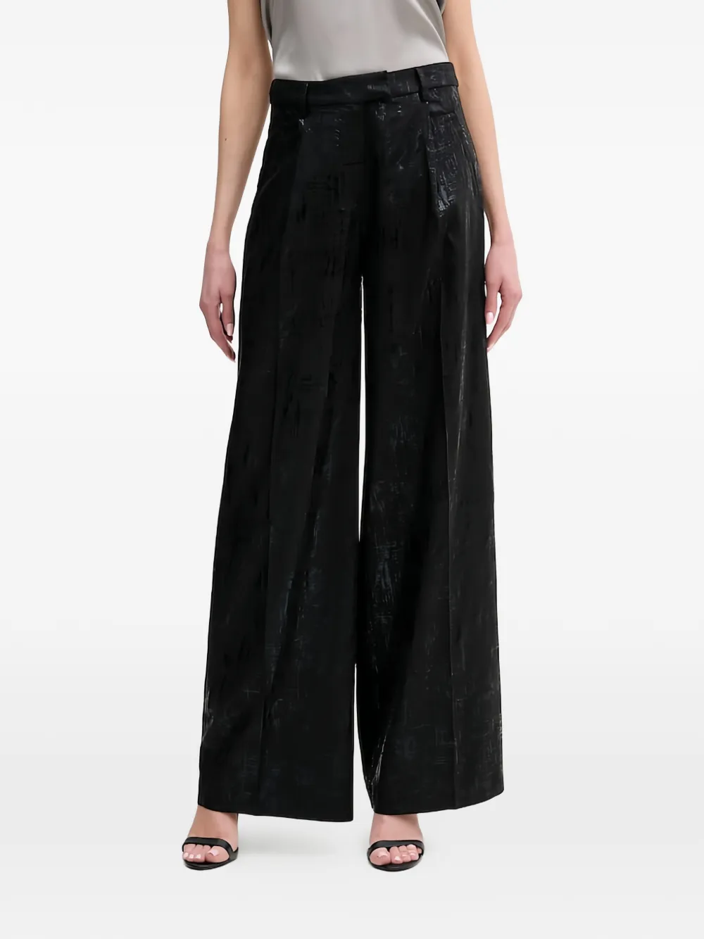 Silvian Heach wide-leg trousers - Nero