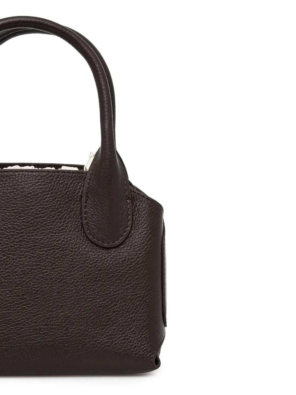 Silvian Heach x New Martina The Railway shopper met handvat Bruin