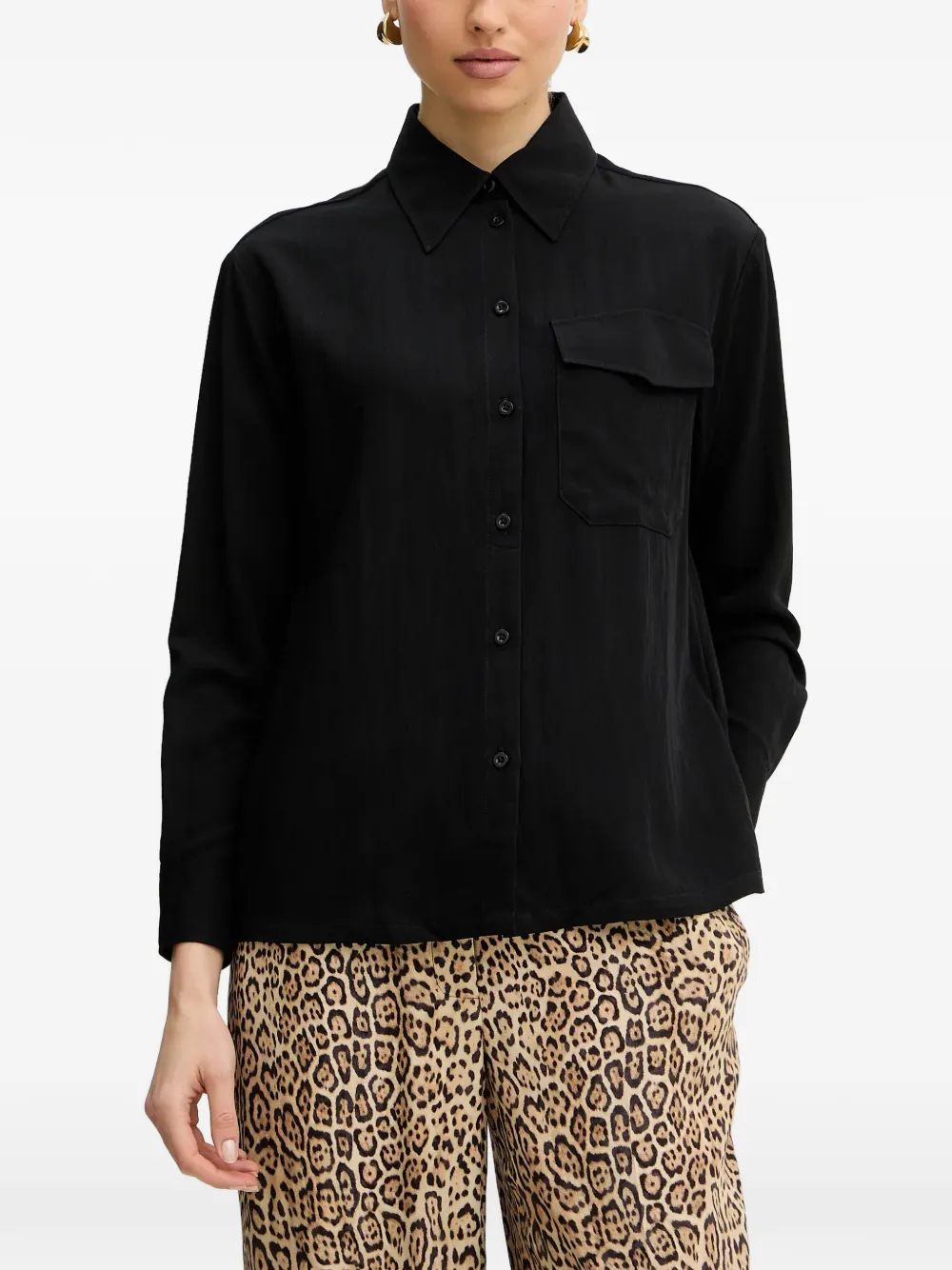 Silvian Heach Divon long-sleeve shirt - Nero