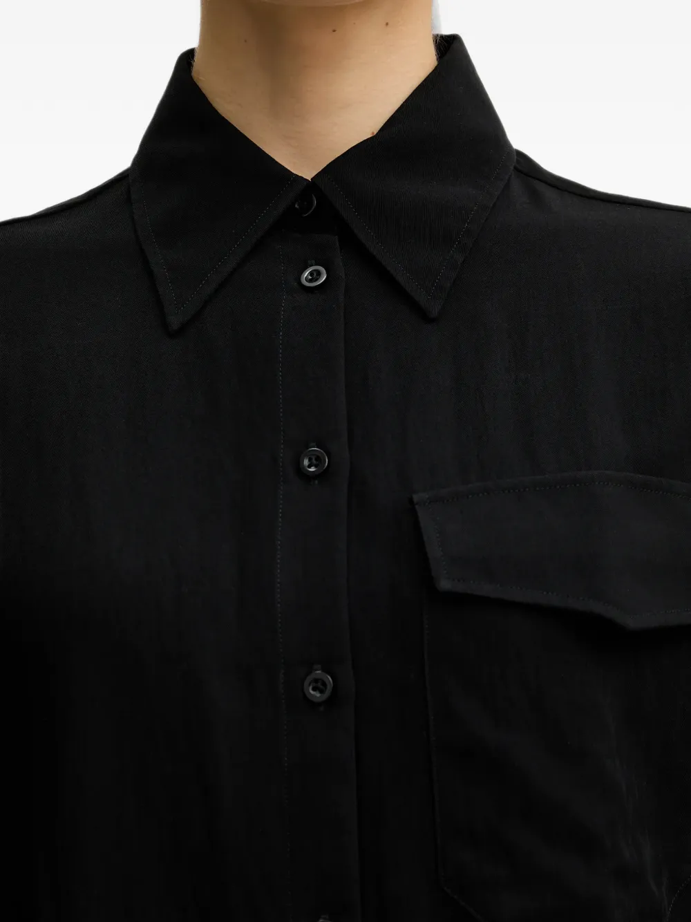 Silvian Heach Divon long-sleeve shirt Zwart