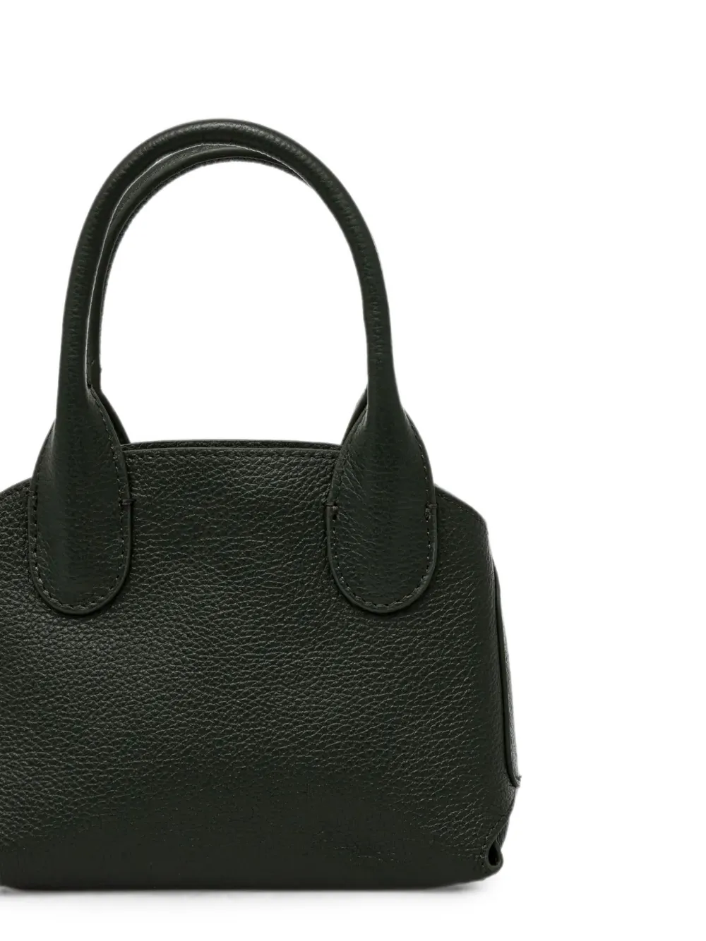 Silvian Heach x New Martina The Railway shopper van bewerkt leer Groen