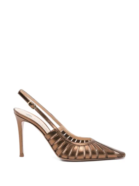 Roberto Festa leather slingback pumps