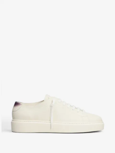 Doucal's pebbled-leather sneakers