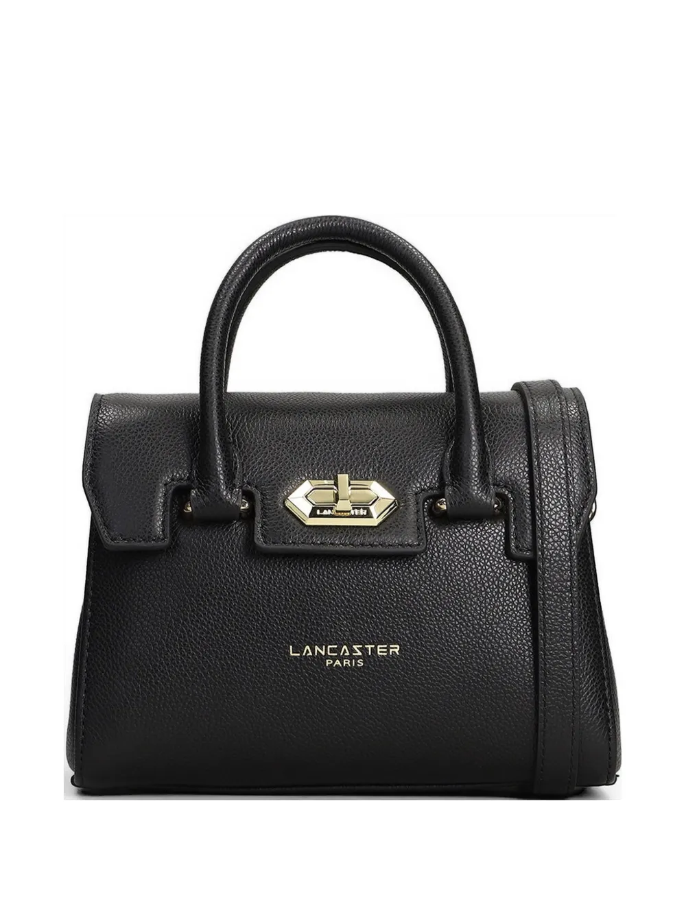Lancaster small Milano Cosmos logo-detail leather handbag - Nero