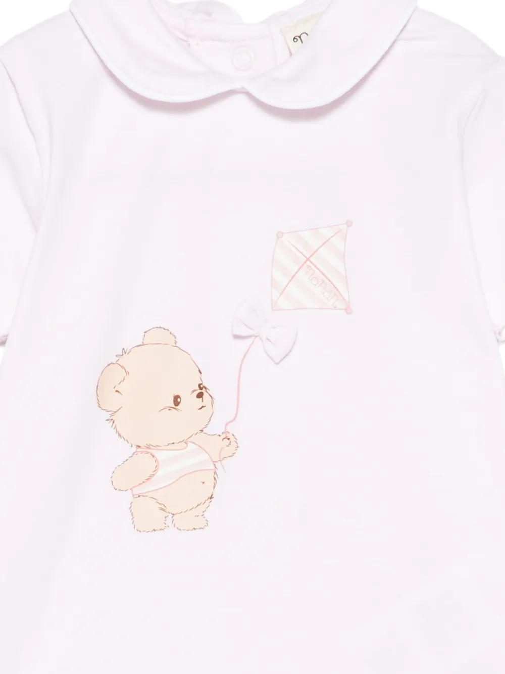  Nanan Bear Graphic Romper - Pink 