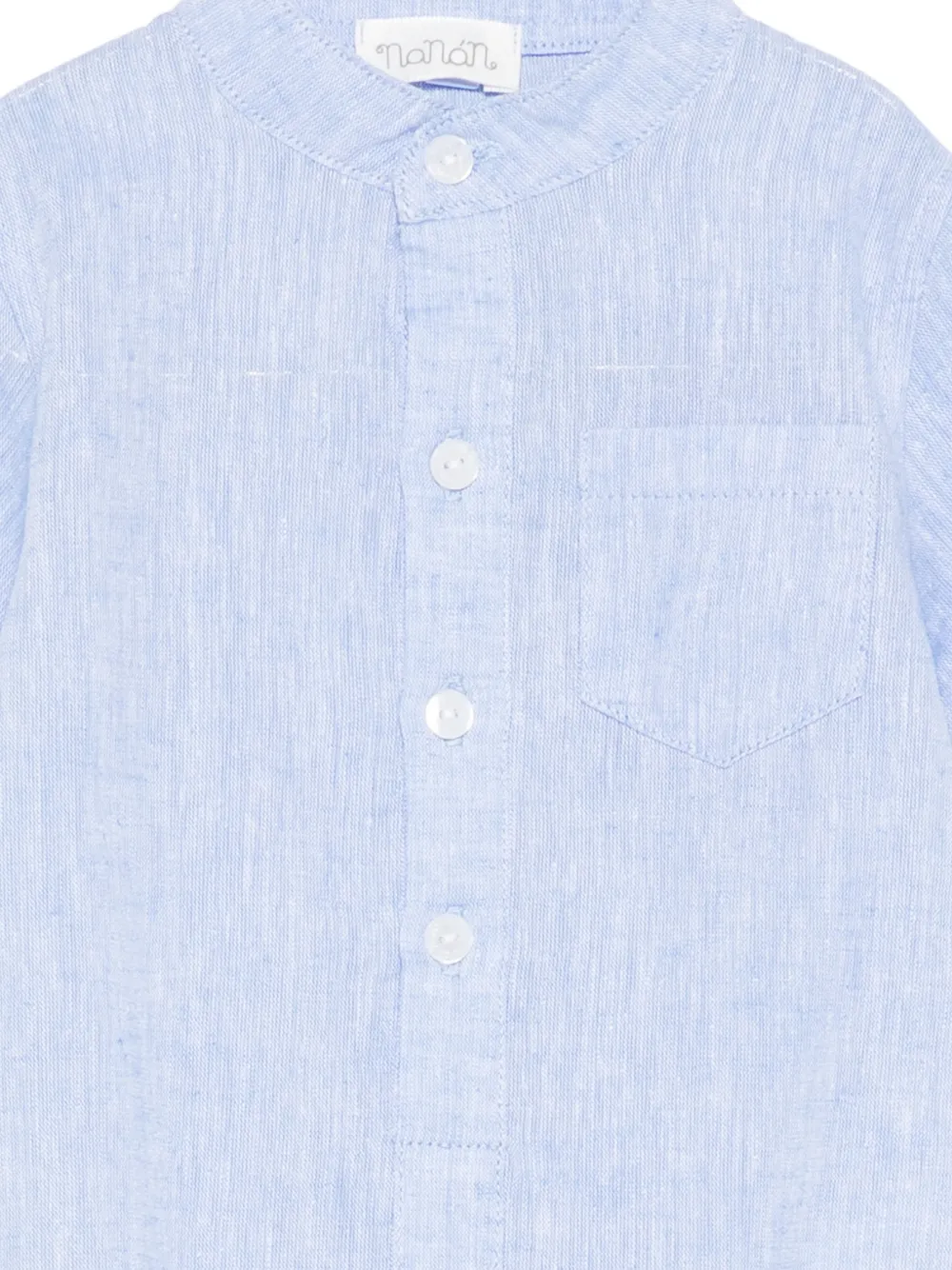  Nanan Buttoned Romper - Blue 