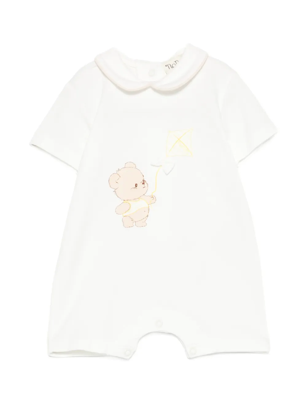 NANAN embroidered romper - Toni neutri