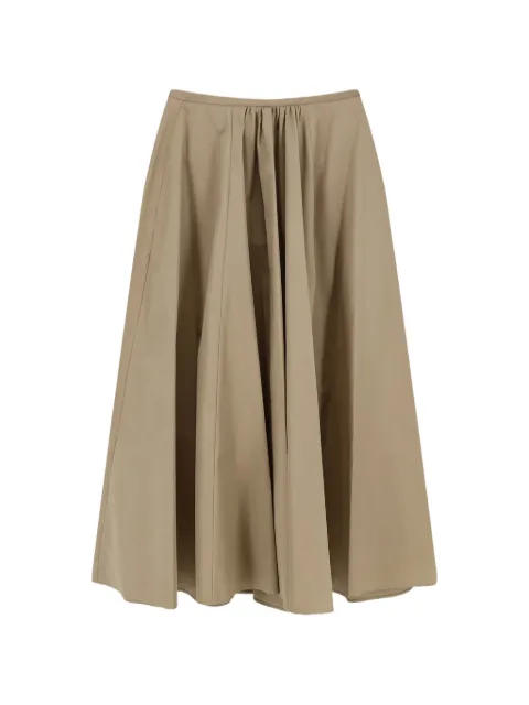 ASPESI gathered midi skirt