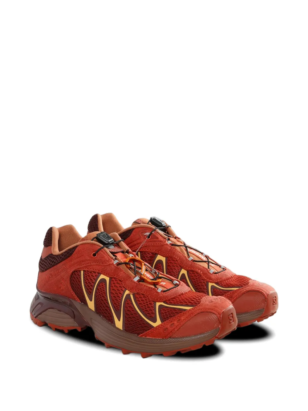 Salomon XT-WHISPER zigzag detail sneakers Oranje