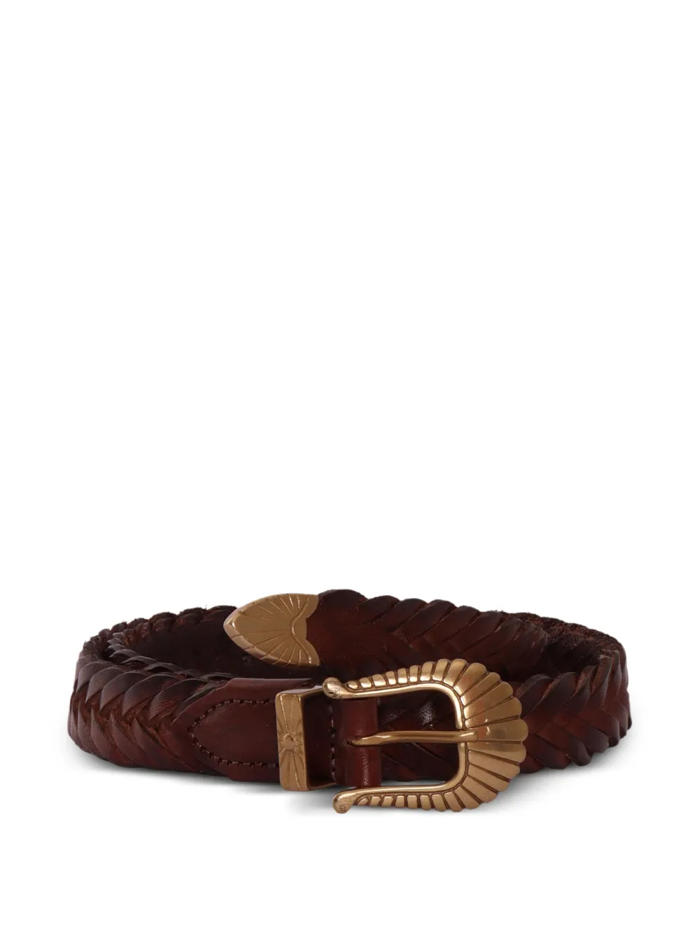 ALBERTO LUTI braided belt - Marrone