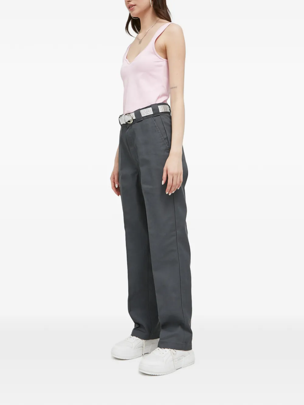 DICKIES Straight broek Grijs
