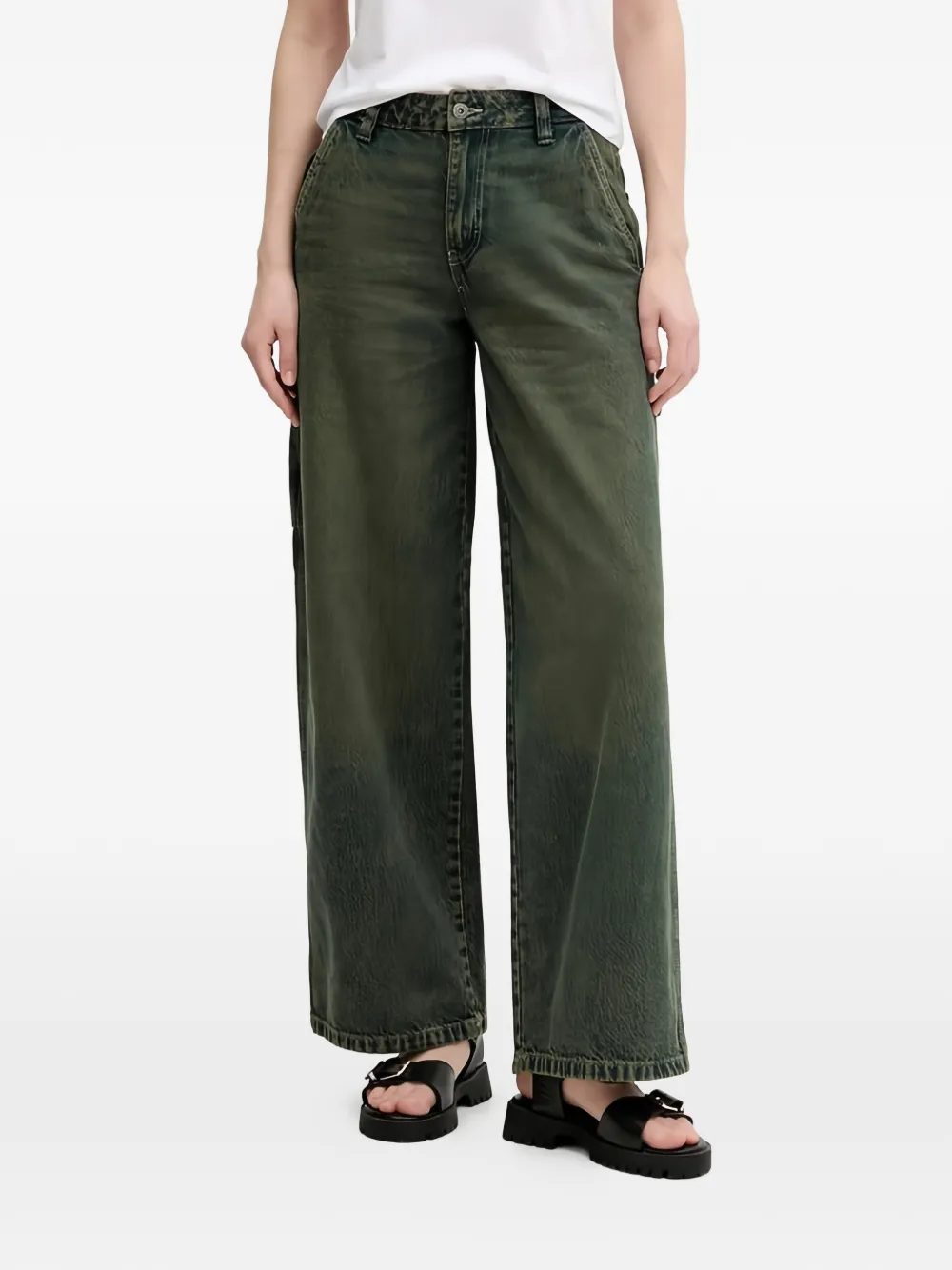 DICKIES buttoned pocket jeans - Verde
