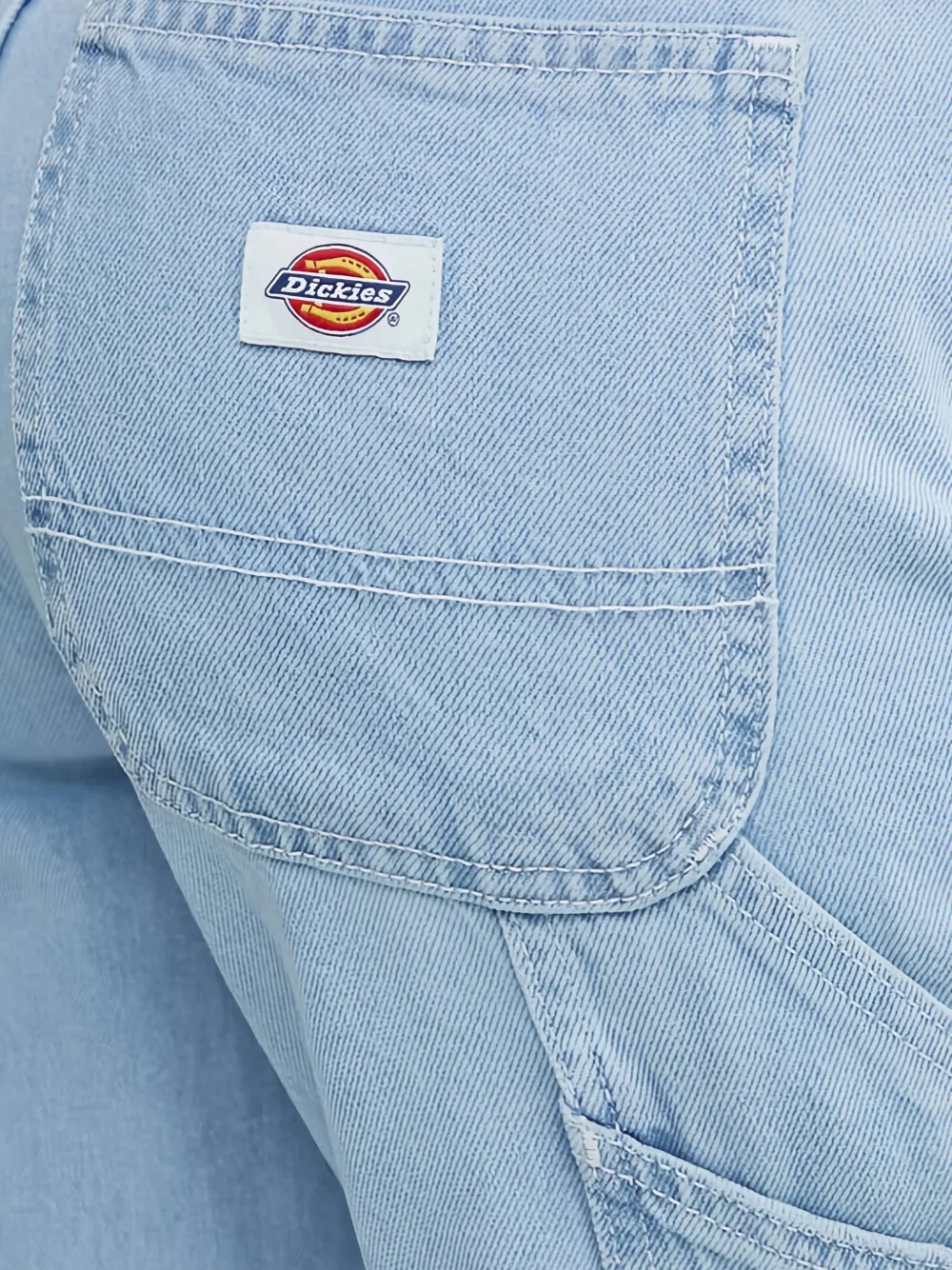 DICKIES Katoenen jeans met vijf zakken Blauw