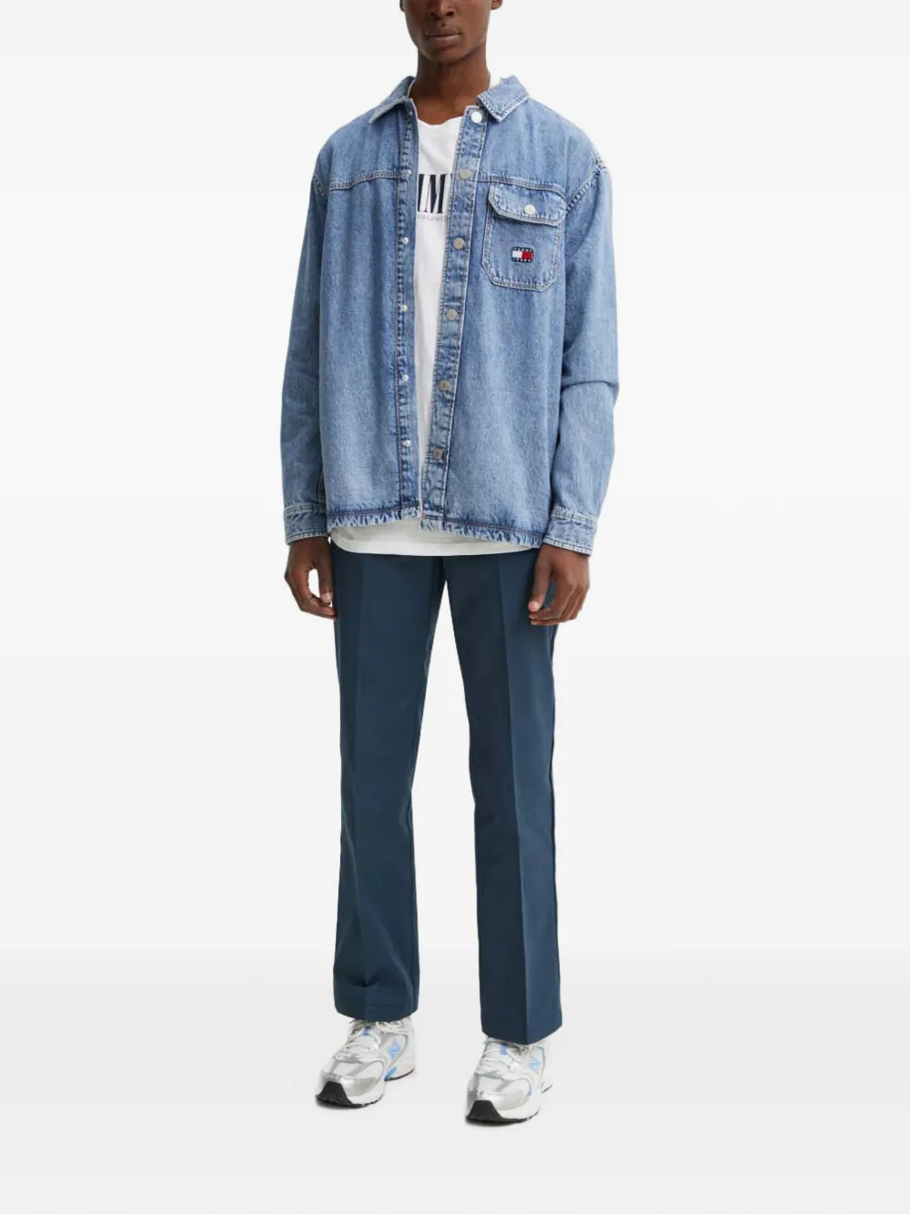 DICKIES 874 straight broek met logo-patch Blauw
