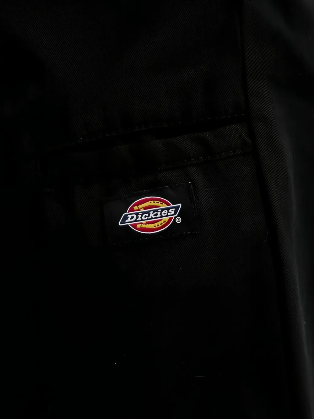 DICKIES Geplooide shorts met logo Zwart