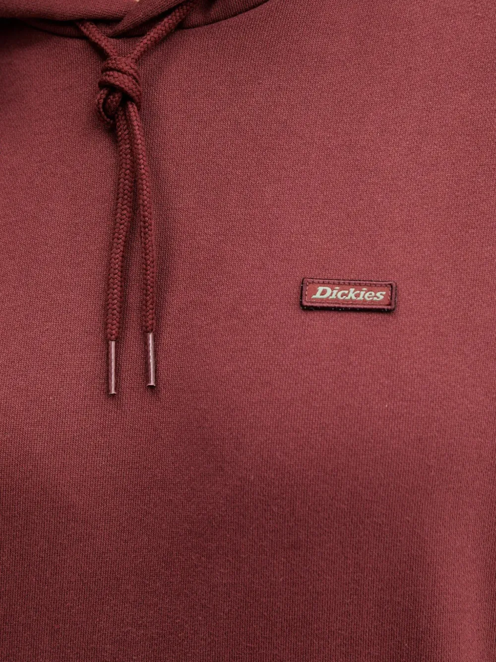 DICKIES Hoodie met logopatch Rood