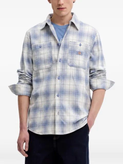 DICKIES camisa con bolsillo y motivo de cuadros