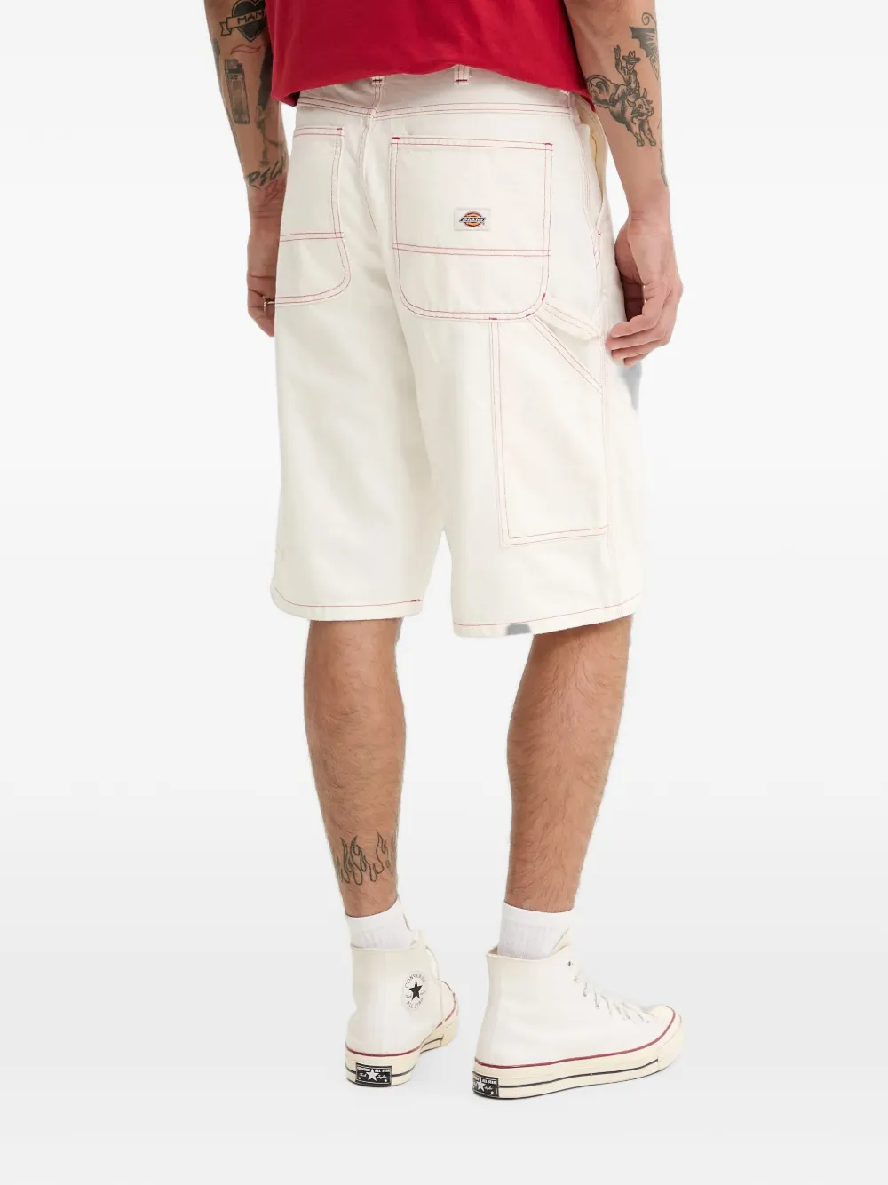 DICKIES contrast-stitching shorts Wit
