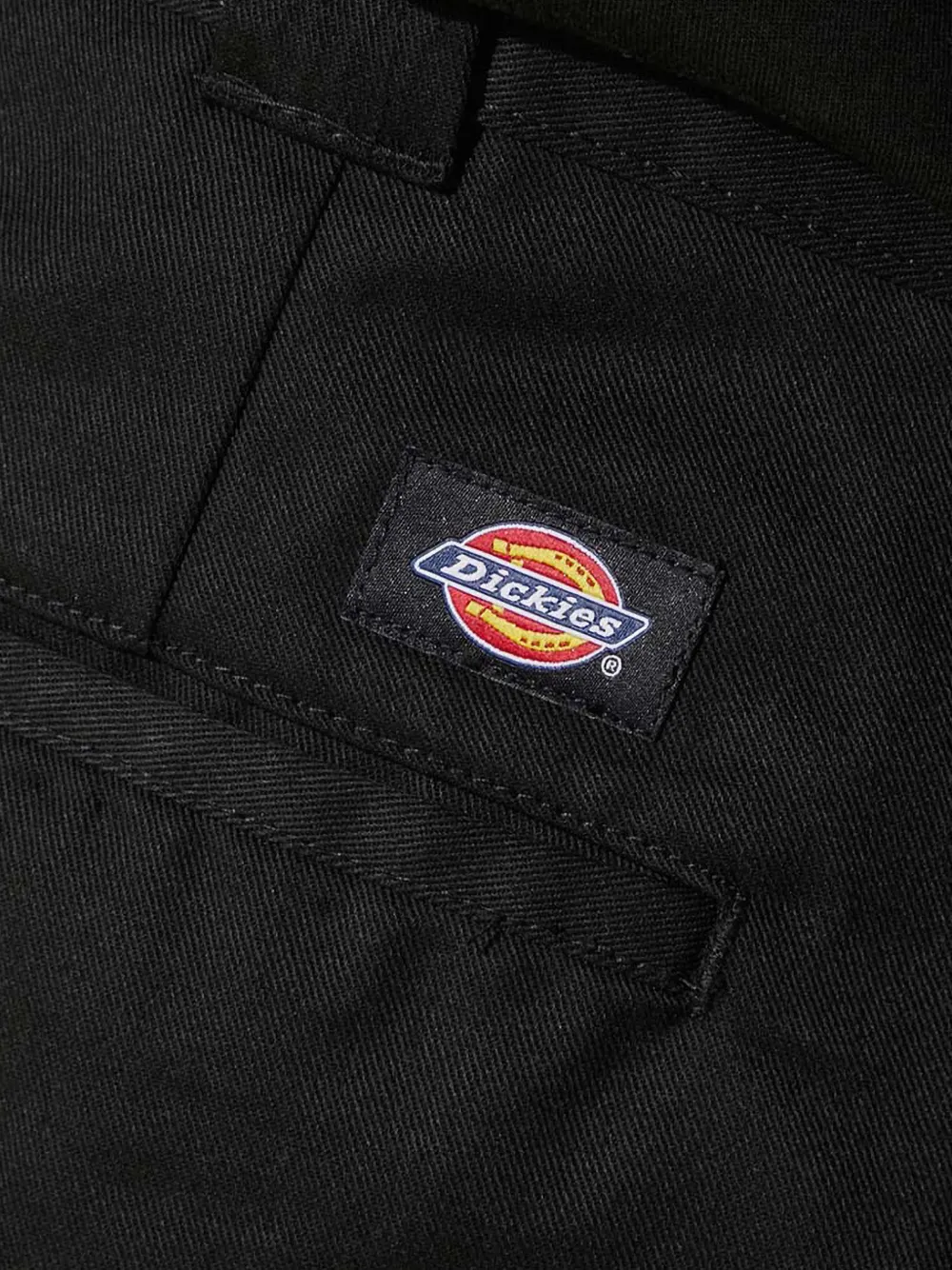 DICKIES Shorts met logopatch Zwart