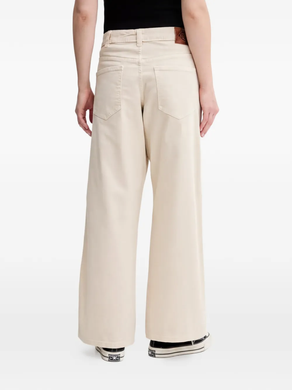 DICKIES Jeans met patch Beige